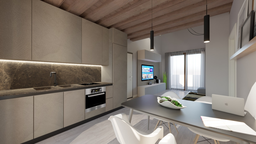 Cucina appartamento a Madone